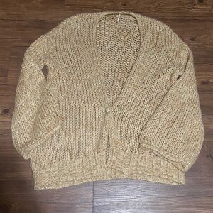 Free People Women's Oversized Home Town Cardigan Size Small